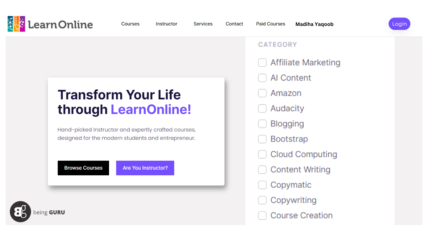 Learn free courses