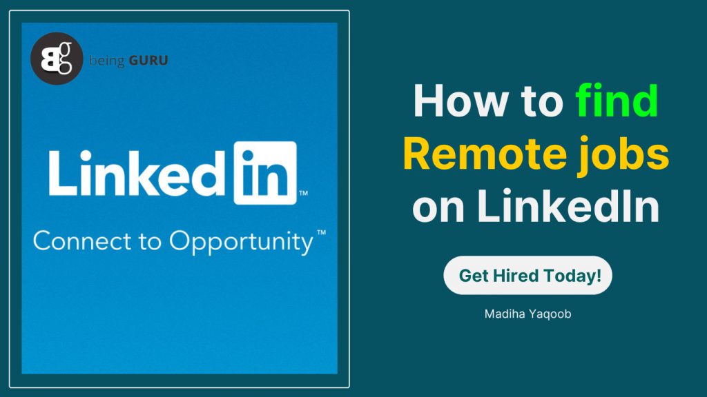 How To Find Remote Jobs On LinkedIn Get Hired Today