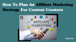 Affiliate marketing strategy