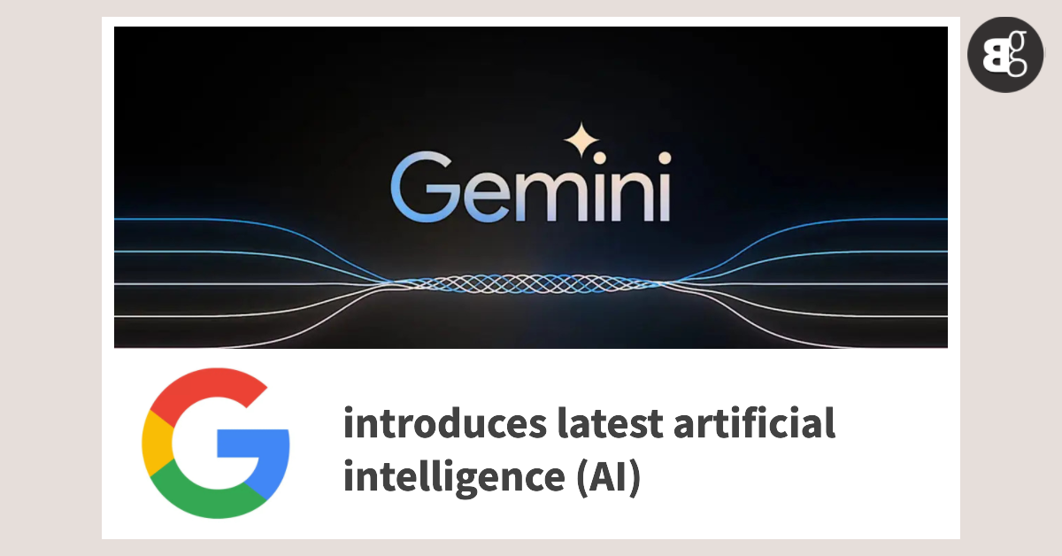 Google Introduces Gemini Ai