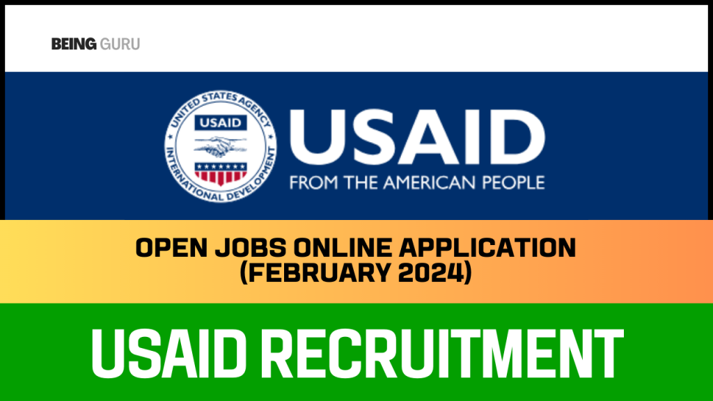 USAID Recruitment Open Jobs Online Application February