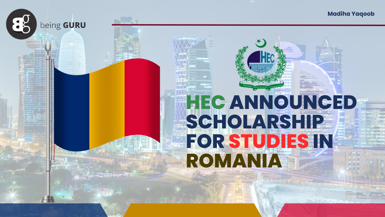 HEC announced Scholarship for Studies in Romania Apply now