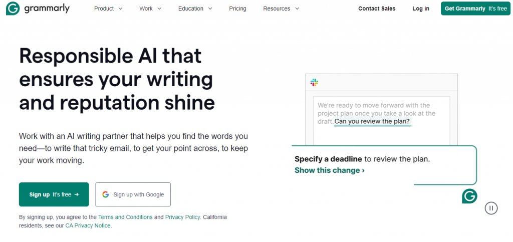 AI writing tools