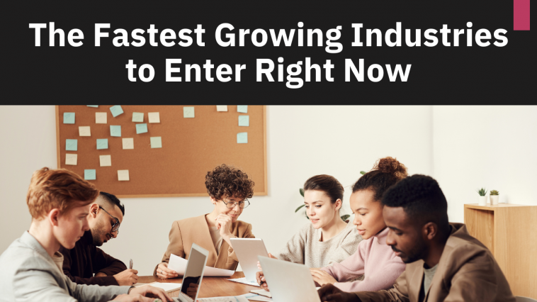 The fastest growing industries to enter right now