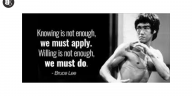 Bruce lee life lessons