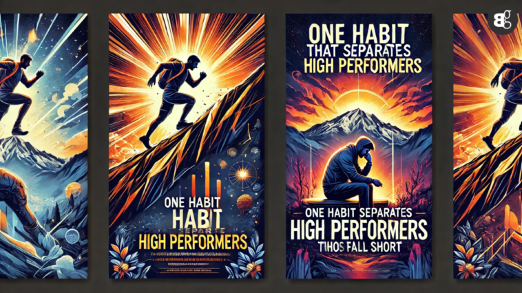 Steve Jobs said One habit separates high performers from the rest.