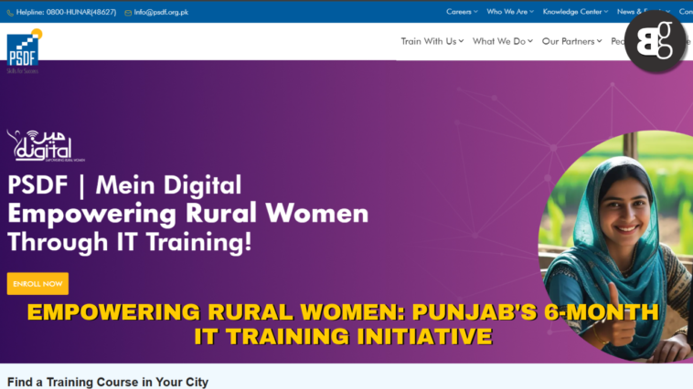 Empowering Rural Women Punjab's 6-Month IT Training Initiative