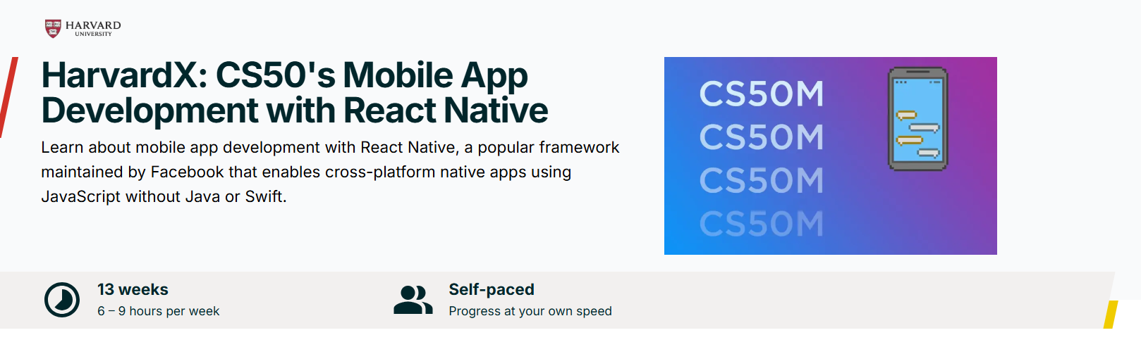 Mobile App Development with React Native free course