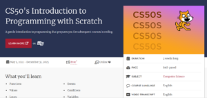 Introduction to Programming with Scratch free course
