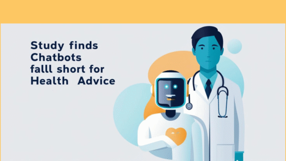 Study finds chatbots fall short in providing reliable health advice.