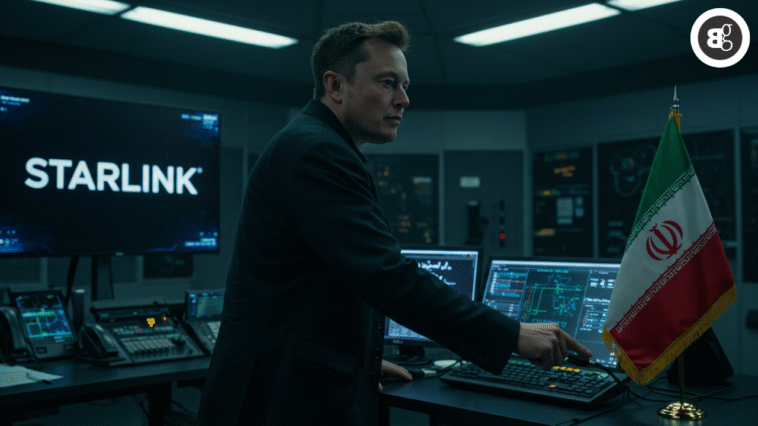 Elon Musk Activates Starlink in Iran to Counter Mass Internet Blackout