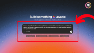 First Project on Lovable AI