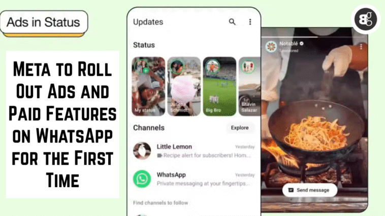 Meta to Roll Out Ads and Paid Features on WhatsApp
