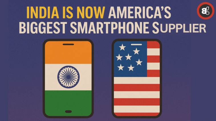 India has overtaken China as the largest smartphone exporter to the US