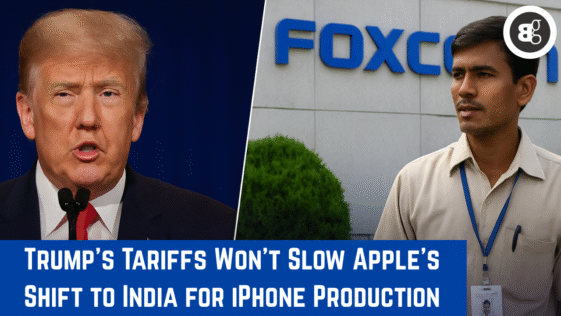 Trump’s Tariffs Won’t Slow Apple’s Shift to India for iPhone Production