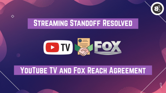 YouTube TV and Fox Reach Agreement