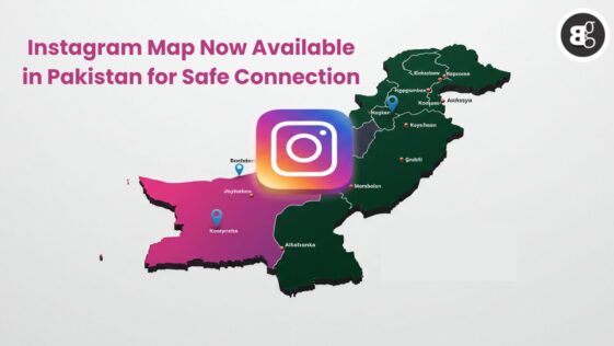 Instagram Map in Pakistan