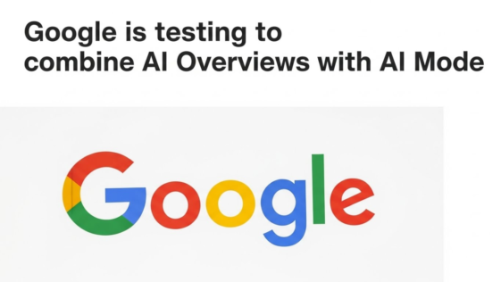 Google is testing to combine AI Overviews with AI Mode