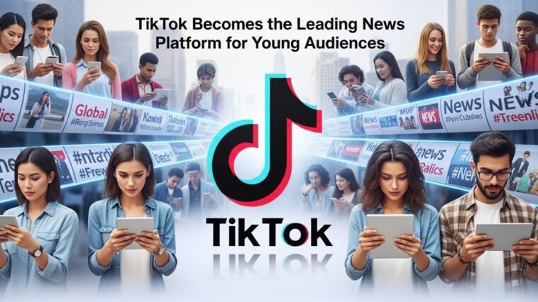 TikTok Becomes the Leading News Platform for Young Audiences