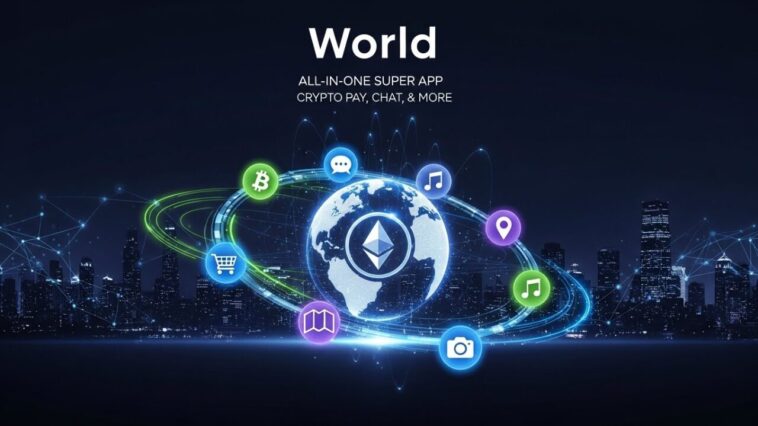 World launches all-in-one super app packed with crypto pay, chat, and more