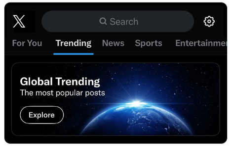 X most treding topics