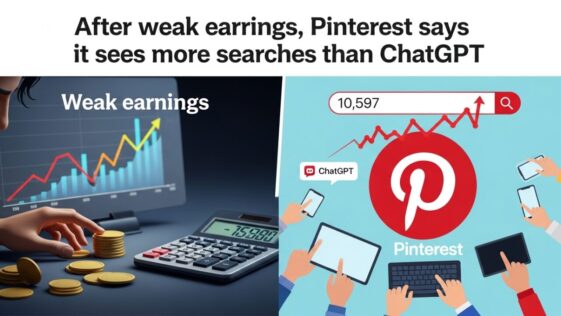 Pinterest says it sees more searches than ChatGPT