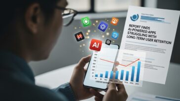 Report Finds AI-Powered Apps Struggling With Long-Term User Retention