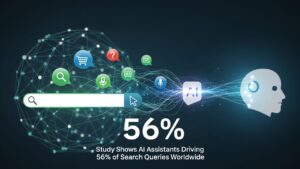 Study Shows AI Assistants Driving 56% of Search Queries Worldwide