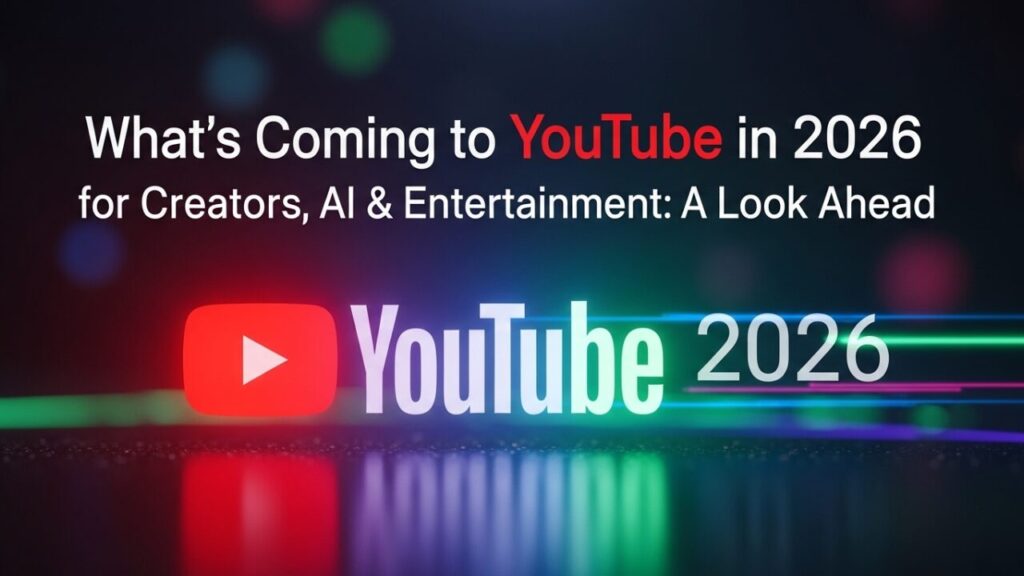 YouTube 2026: What’s Next for Creators, AI & Entertainment