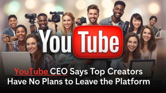 YouTube CEO Says Top Creators Have No Plans to Leave the Platform