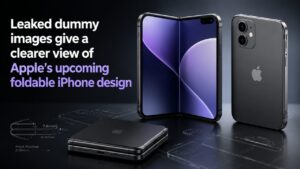 Leaked dummy units reveal Apple’s first foldable iPhone design