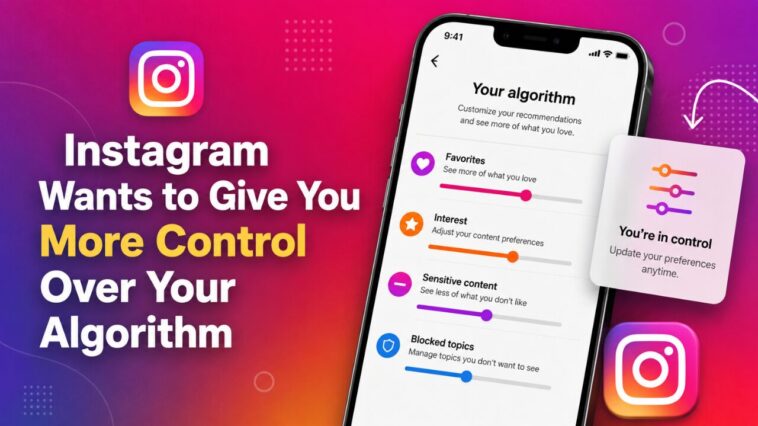 Instgram Your Lagorithm feature