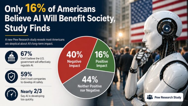 Only 16% of Americans Believe AI Will Benefit Society