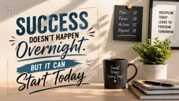 Success Doesn't Happen Overnight. But It Can Start Today