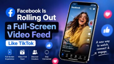 Facebook Is Rolling Out a Full-Screen Video Feed Like TikTok