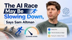 The AI Race May Be Slowing Down, Says Sam Altman