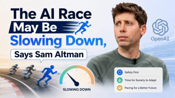 The AI Race May Be Slowing Down, Says Sam Altman