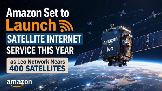 Amazon Set to Launch Satellite Internet Service This Year as Leo Network Nears 400 Satellites