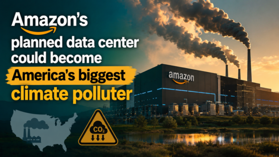 Amazon Data Center Could Become U.S.'s Biggest Polluter