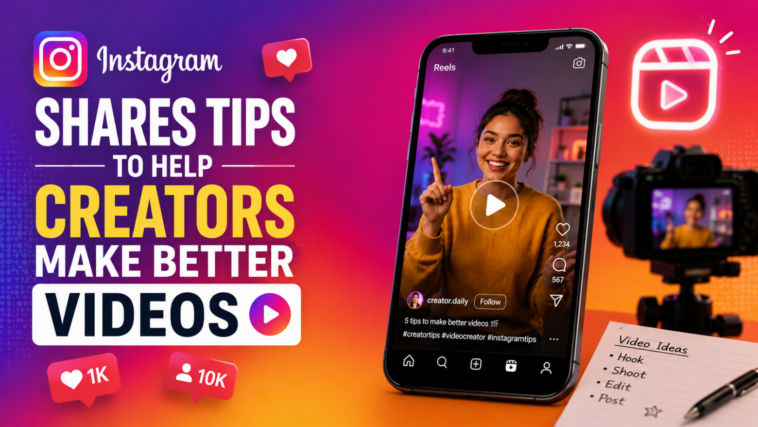 Instagram shares new tips for creating better videos