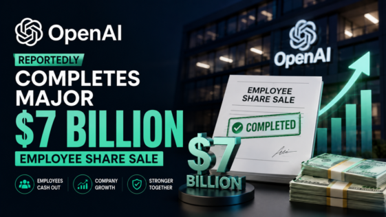 OpenAI reportedly completes major $7 billion employee share sale
