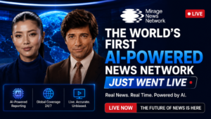 The World’s First AI-Powered News Network Just Went Live