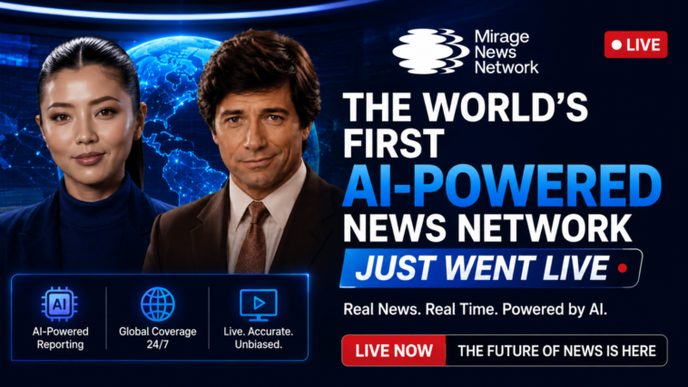 The World’s First AI-Powered News Network Just Went Live