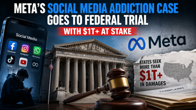 Meta’s social media addiction case goes to federal trial with $1T+ at stake