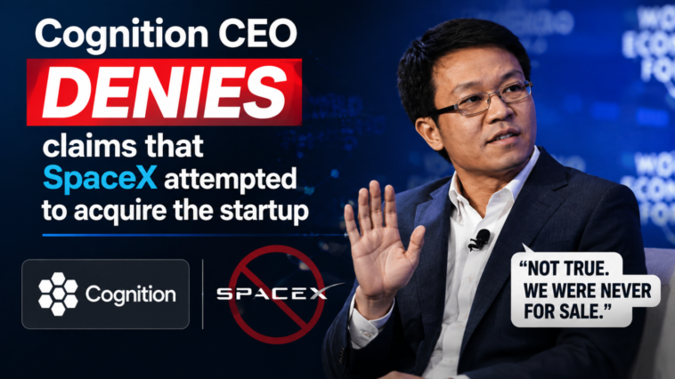 Cognition CEO denies claims that SpaceX attempted to acquire the startup