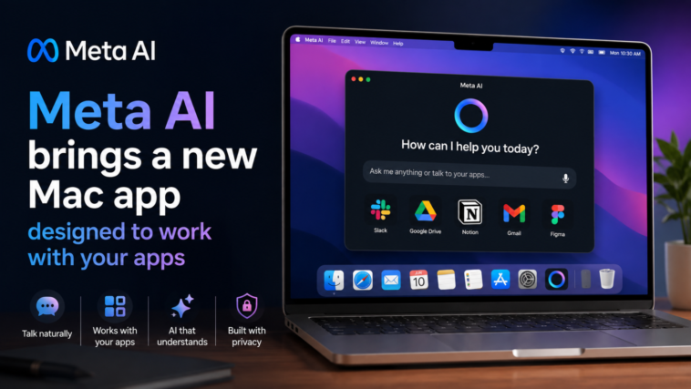 Meta AI brings a new Mac app designed to work with your apps