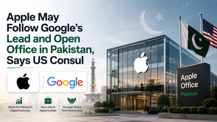 Apple May Follow Google’s Lead and Open Office in Pakistan, Says US Consul