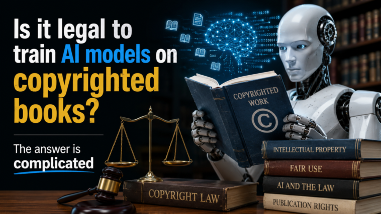 Is it legal to train AI models on copyrighted books?