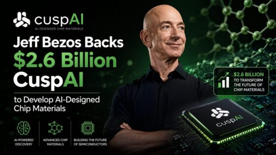 Jeff Bezos Backs $2.6 Billion CuspAI to Develop AI-Designed Chip Materials
