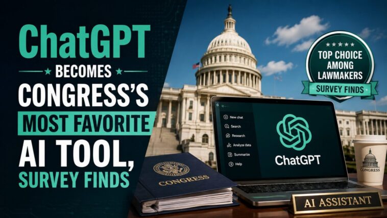 ChatGPT Becomes Congress's Most Favorite AI Tool, Survey Finds